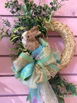 Easter door wreath