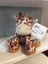 Plush giraffe